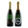 750Ml Moet & Chandon Imperial Champagne Wine Deep Etched w/ 1 Color Fill